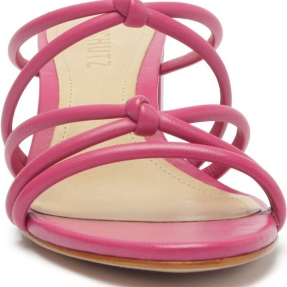 SCHUTZ Pink Princey Strappy Sandal New No Box Size 7.5 B (No Box) - Picture 6 of 12